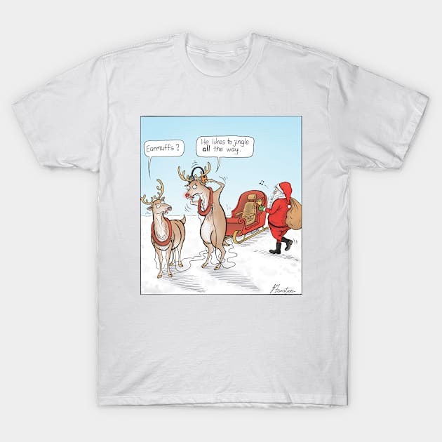 Jingle All The Way T-Shirt by JedDunstan